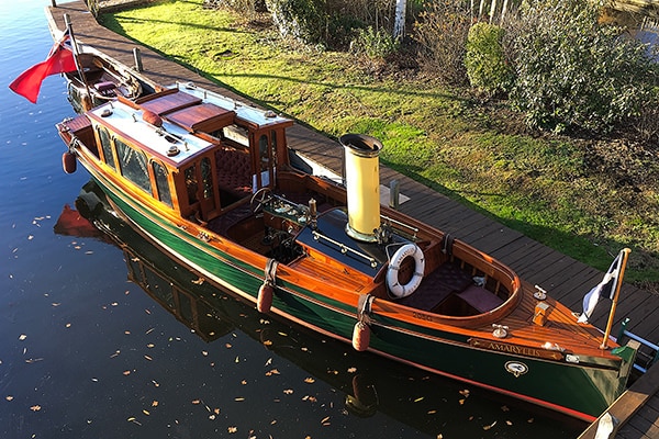 "Amaryllis" seen from above