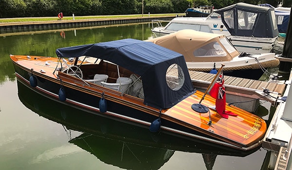 "Blighty" - An Andrews slipper stern launch