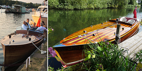 "Rio" (right) and "Golden Hind" entertaining guests (left)