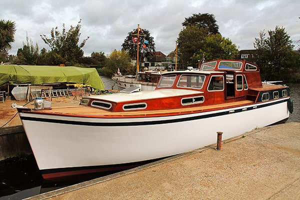 "Kalbarri" - a Rampart rebuilt over this winter by Dennetts of Chertsey for David & Susie Morris.