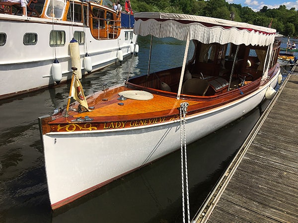 Beautifully decked out "Lady Genevieve"