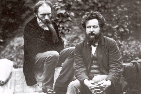 William Morris and Edward Burne-Jones, 1874*