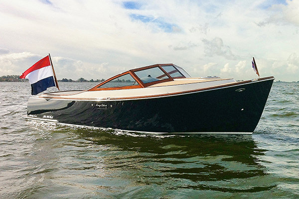 The 25 Runabout by Long Island Yachts.