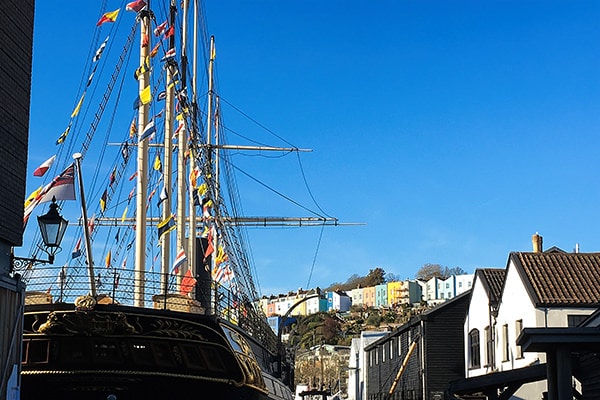 "SS Great Britain" as seen on my walk