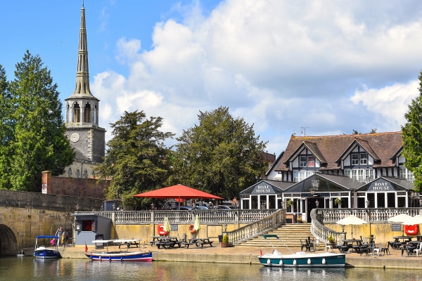 The Pure Boating Kiosk in Wallingford last bank holiday Monday.