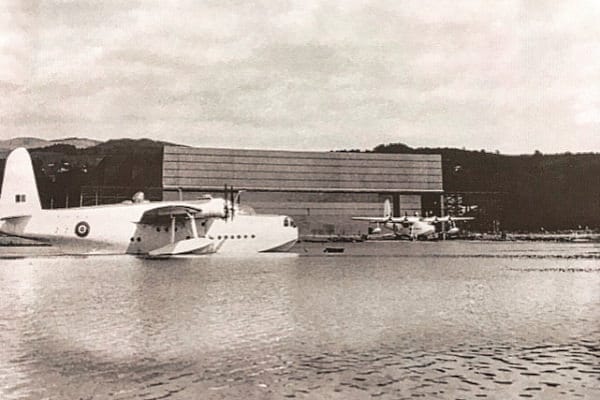 A flying boat on Windermere from the book: Wings on Windermere