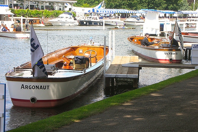 A snapshot of all the activity on the water come Regatta time.