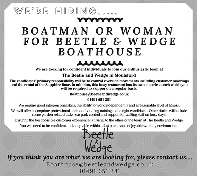 boatman job vacancy