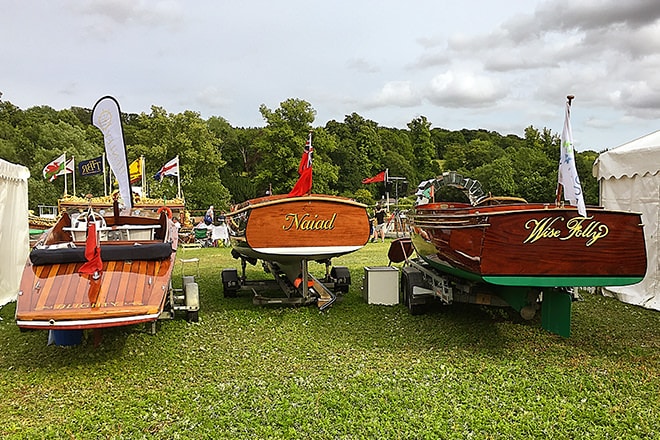 Here we are at the 2019 Thames Traditional Boat Festival on our usual spot upstream from the little bridge.