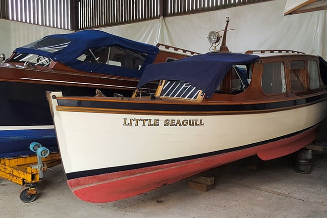 'Little Seagull' before her upgrade