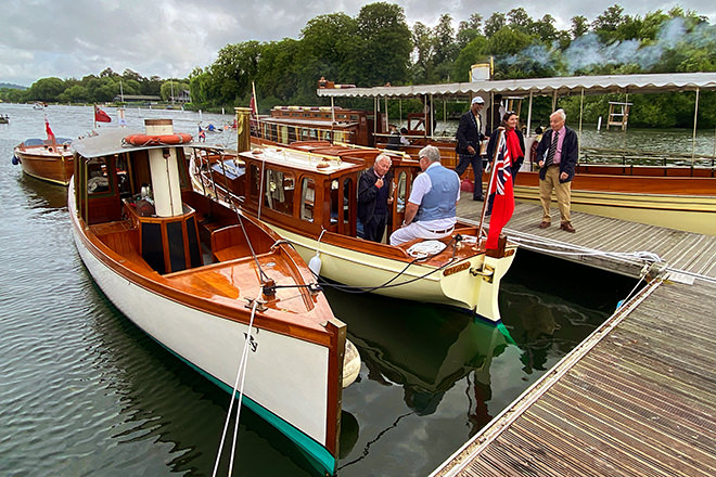 Splendid wooden classics from near and far attended this year's rally.