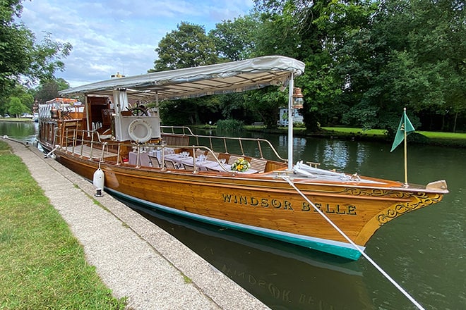 The stunning 'Windsor Belle' is now for sale through Henley Sales & Charter.