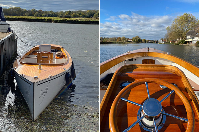 Beautiful 'Swift' on her way to winter storage