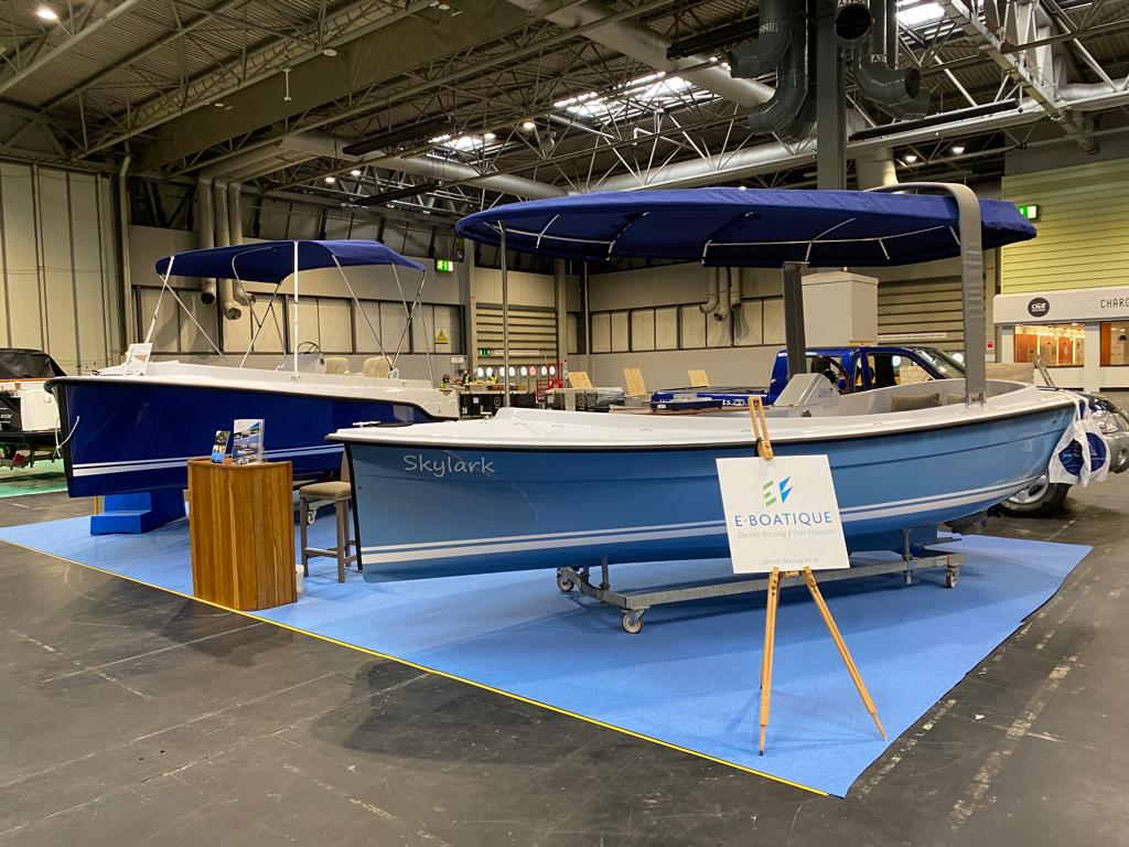 E-Boatique's stand at BoatLife