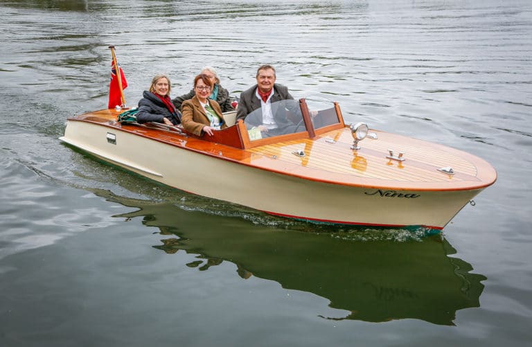 Nina electric motor boat