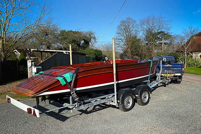 Ready for her return to the river.