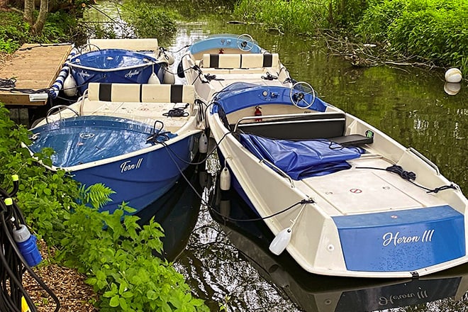 The 'Derbys' - our 5-seaters for hire at Pure Boating in Streatley.