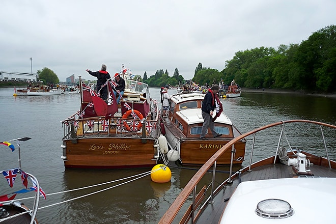 A snapshot we took 10 years ago at the Diamond Jubilee on our beloved 'New Venture'.