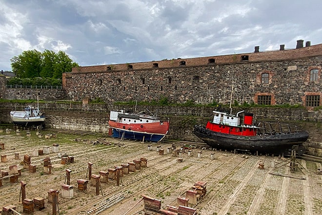 King Gustaf 3rd's shipyard on Suomenlinna