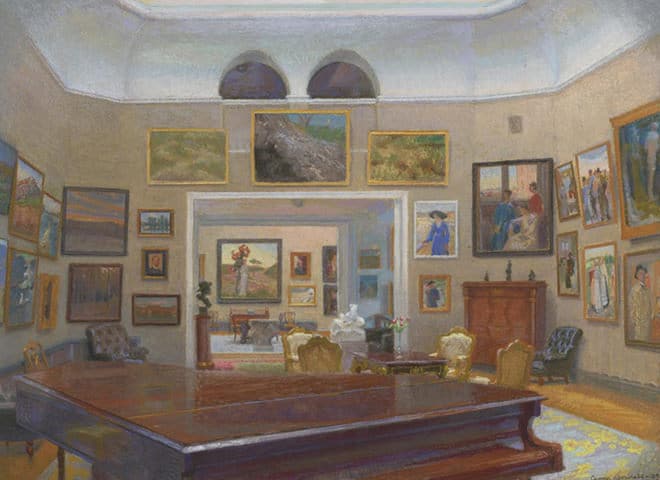 Thielska galleriet, interiör (1929) by Aron Jerndahl