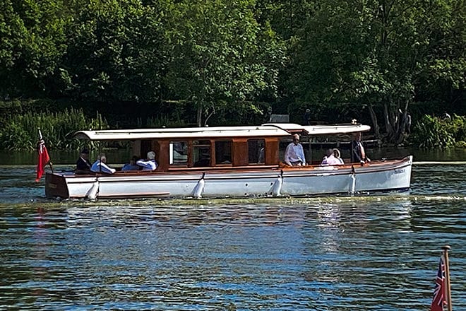 'Tarbes II" at this year's Traditional Boat Festival