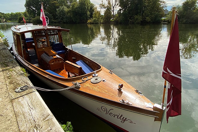 1907 gentleman's launch 'Verity'