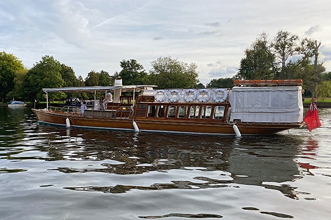 'Windsor Belle' returning from a full day of HSC charter.