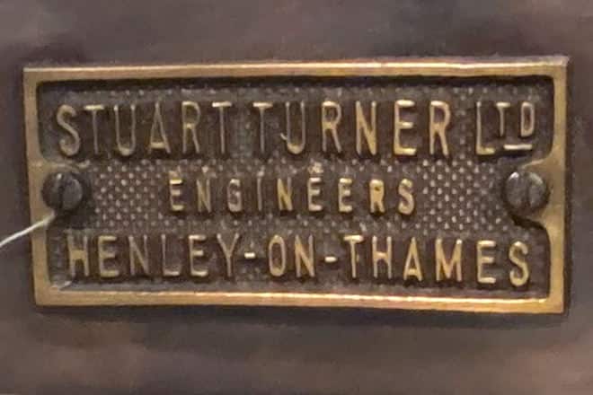 A Stuart Turner engine found in the Musée Mer Marine, Bordeaux, France.