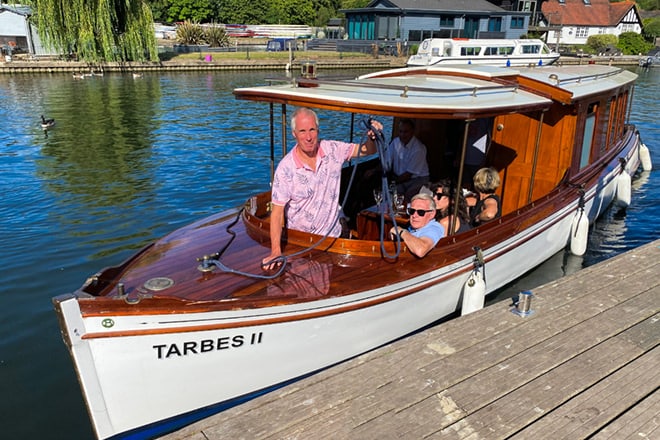 'Tarbes II' was driven by a lumpy old diesel bus engine before its conversion to electric propulsion, and is now clean, smooth and silent.