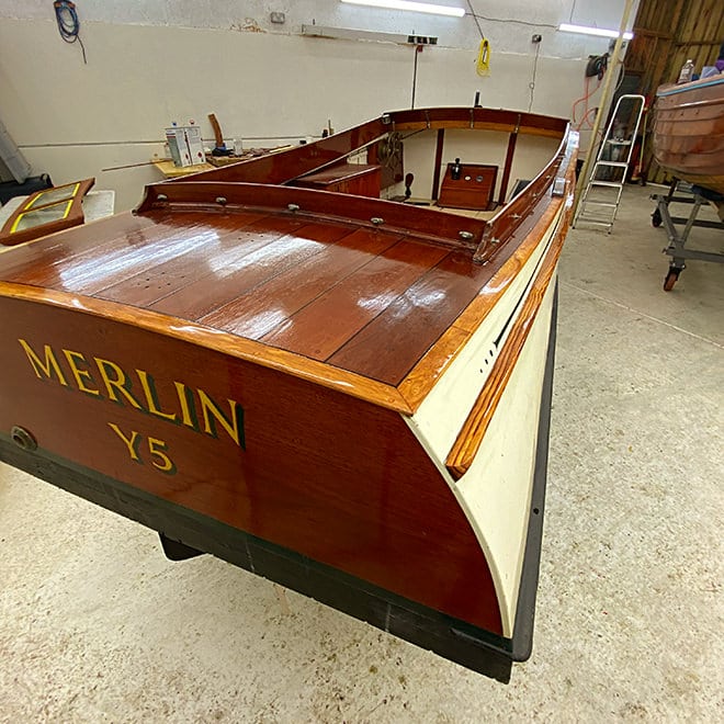 'Merlin' shining brightly in our workshop