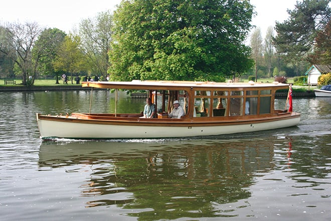 "Lisbeth" - a 1950s Borwick's of Windermere saloon launch