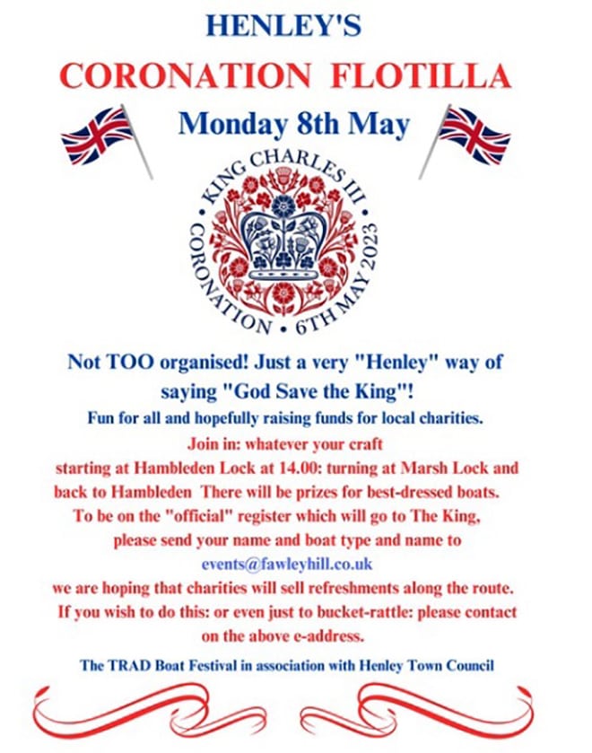Henley's Coronation Flotilla flyer
