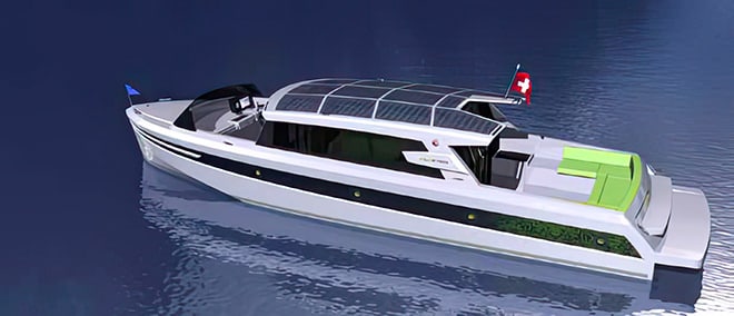 The E-Lektra - a 9.2m twin engine boat with yacht-like features