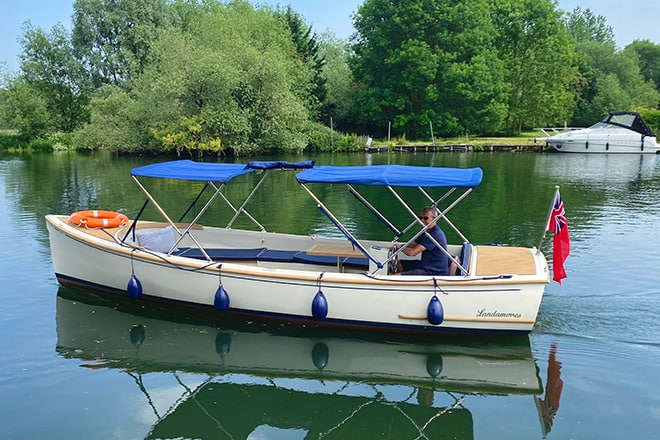 'Ellie' is skippered and seats up to 12 (excluding the skipper)