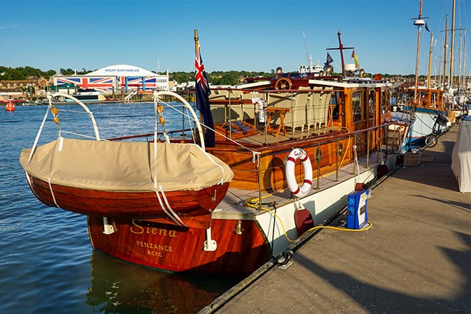 "Siena" at British Classic Week in Cowes