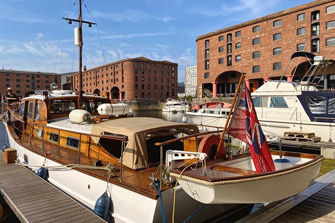 "Albaquila" - a real 'wow' (!) of a motor yacht - viewings afloat in Liverpool by appointment