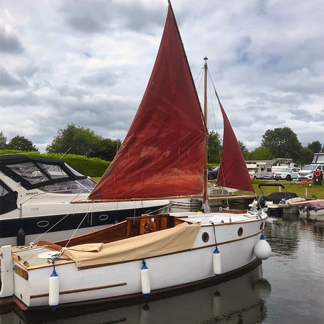 'Lavinia B' - a beautiful boat with an interesting history