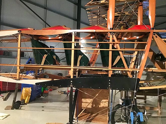 The 1920 Avro is now nearing the end of restoration to flying condition.