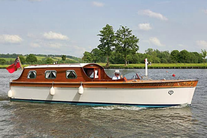 'Waterlady' - a day cruiser built by Andrews in the fifties and sixties