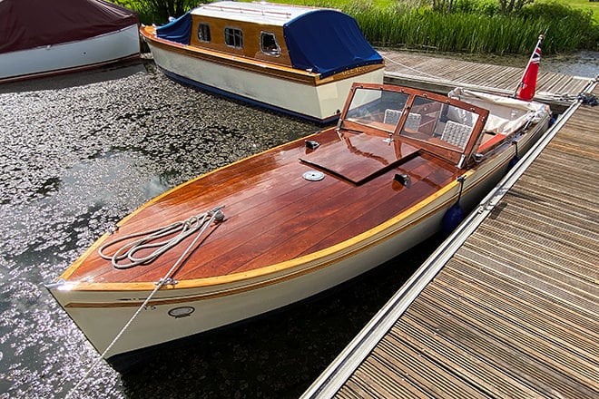 Some of our beautiful boats ready to dazzle our Open Weekend visitors