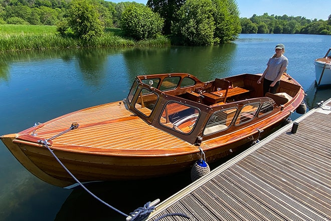 'Mouse' in shipshape condition thanks to Alex and our yard team.