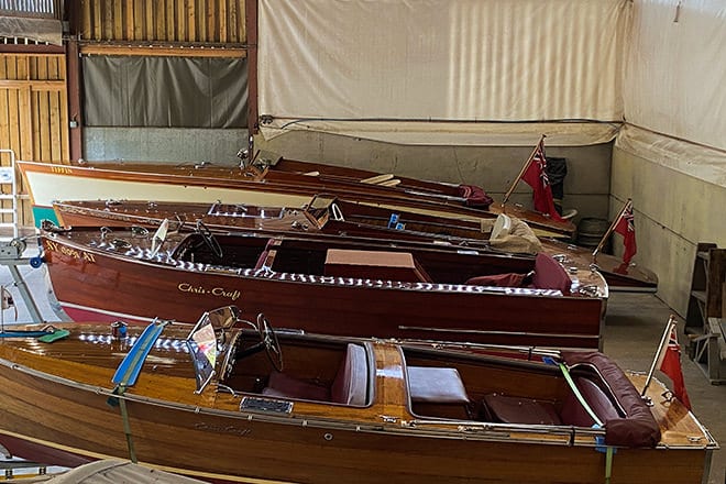 A glimpse inside Beale Park boat store