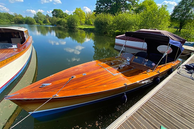 Some of our beautiful boats ready to dazzle our Open Weekend visitors