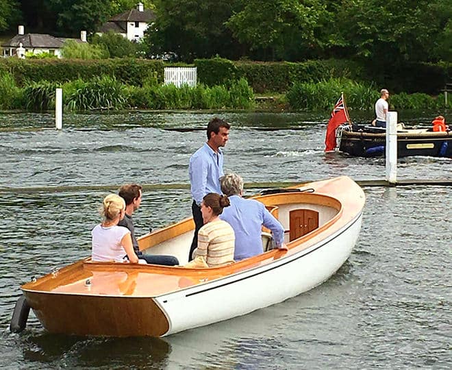 'Blue Duck' - A bespoke Windermere launch designed with seating for up to 10