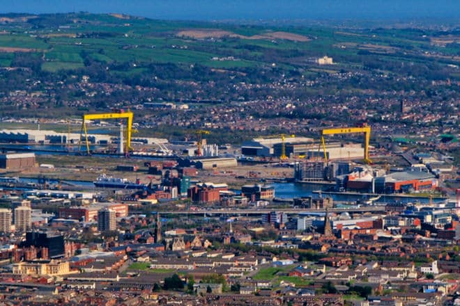 Samson (left) and Goliath viewed from Black Mountain
