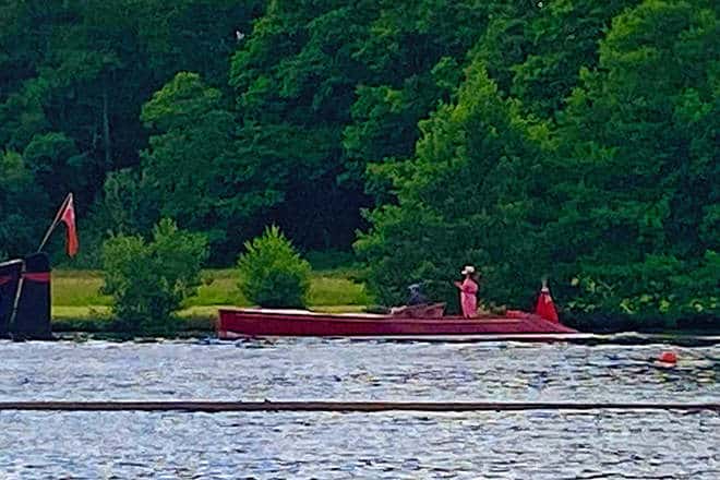 The first replica Sapphire launch, built with a GRP hull in 1987