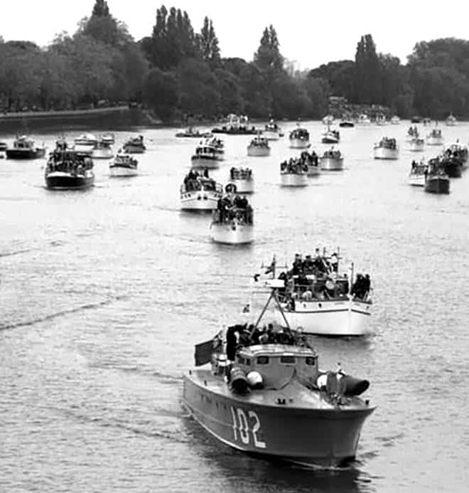 A jubilee gathering of Dunkirk Little Ships from way back when