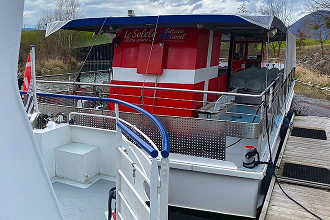 Bateau Bleu's passenger boats