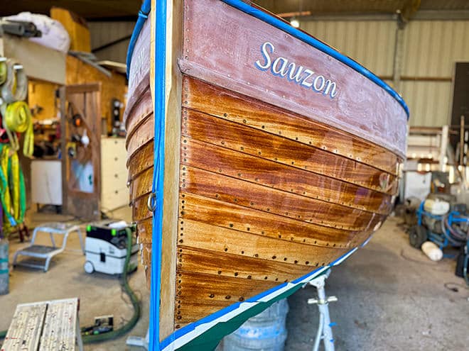 'Sauzon' getting her shine on at the yard