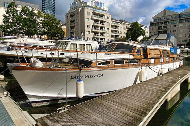 On our books as well:
'Lady Valletta' - a 1965 45ft super Bates Star Craft in need of some TLC